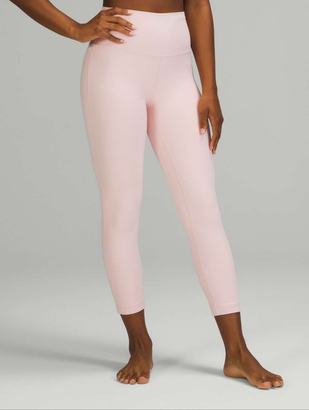 Lululemon Align High-Rise Crop 23" in Pink Mist Womens Size 12